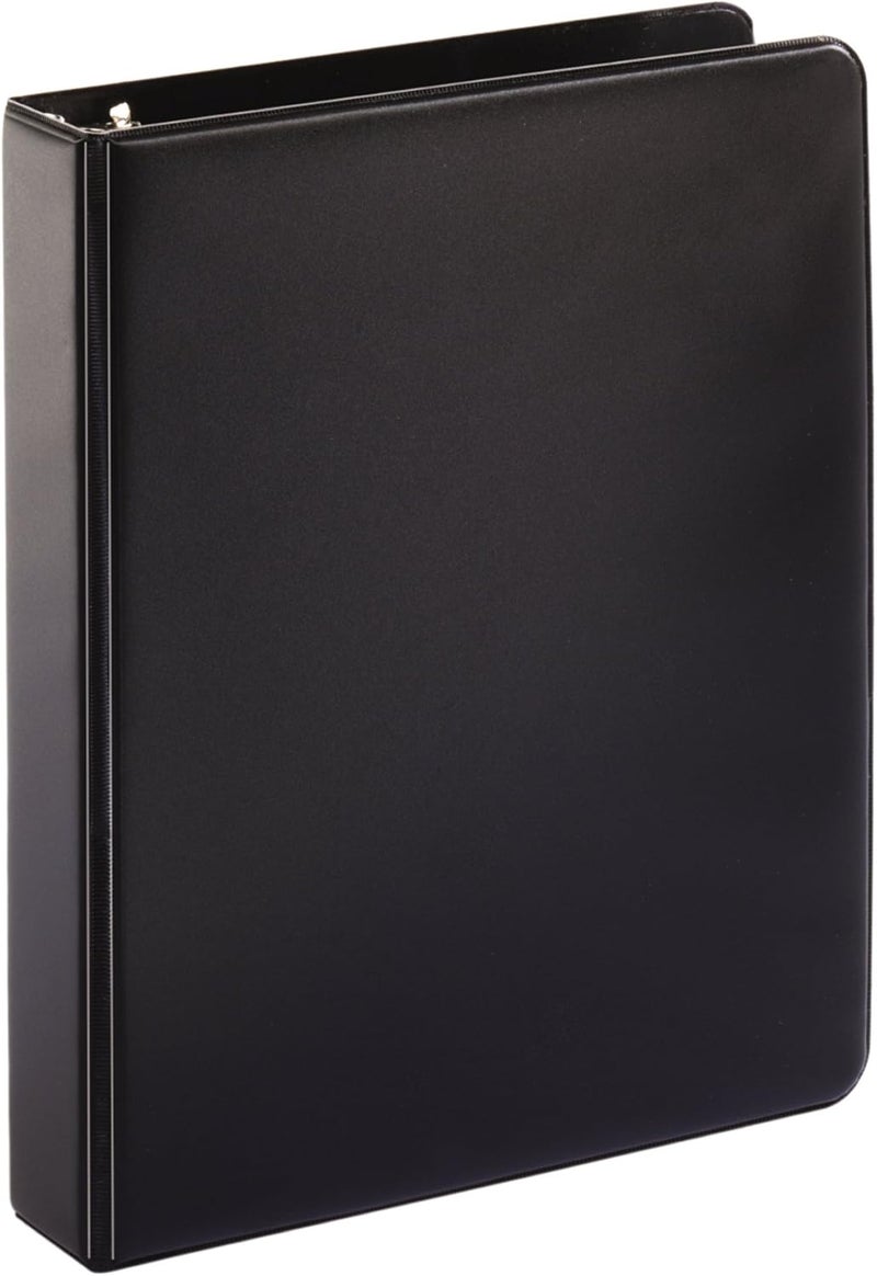 TOPS Cardinal Mini Round Ring Binder, 1-Inch, 8-1/2-Inch x 5-1/2-Inch, Black (07201) - Image 1