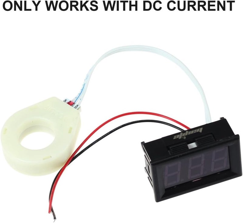 bayite DC 5-120V 100A Mini Digital Current Voltage Amp Meter Ammeter Gauge with Hall Effect Sensor Transformer - Image 2