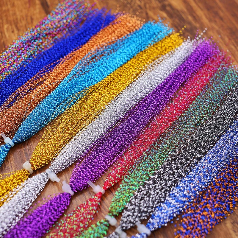 XFISHMAN Fly Tying Materials 12 Colors Krystal Flash Ripple Flashabou Flies Fishing Lure Making Supplie - Image 4
