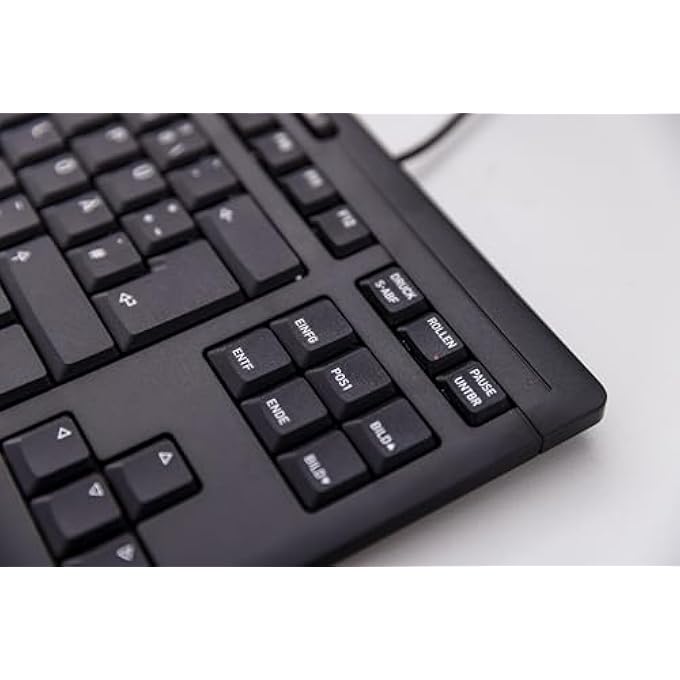 Cherry STREAM KEYBOARD TKL, WIRED KEYBOARD WITHOUT NUMERIC KEYPAD, UK LAYOUT (QWERTY), QUIET KEYSTROKES, UNIQUE TYPING EXPERIENCE, BLACK - Image 3