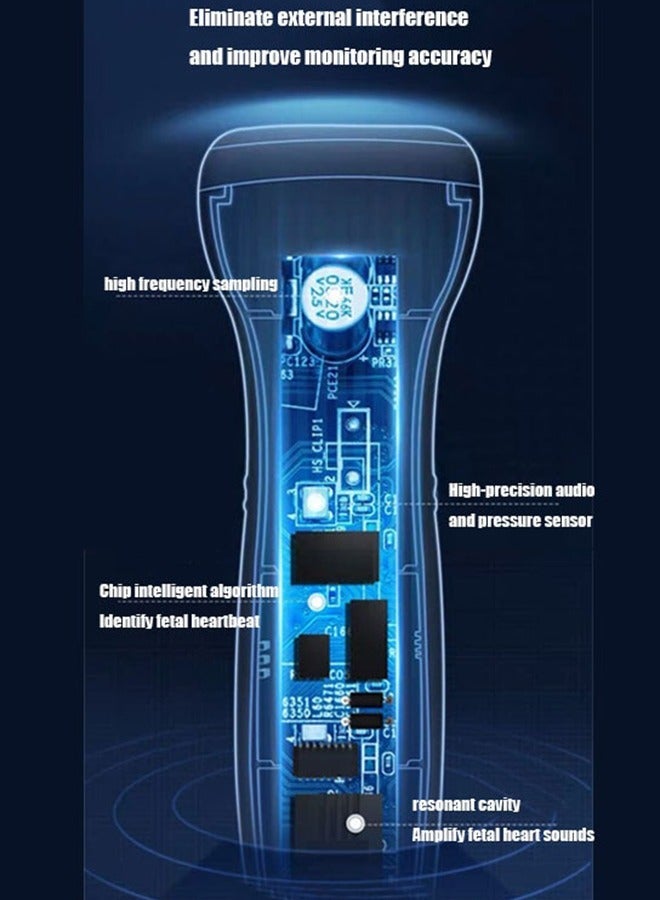general Portable Ultrasound Doppler Fetal Heart Rate Monitor - Image 2