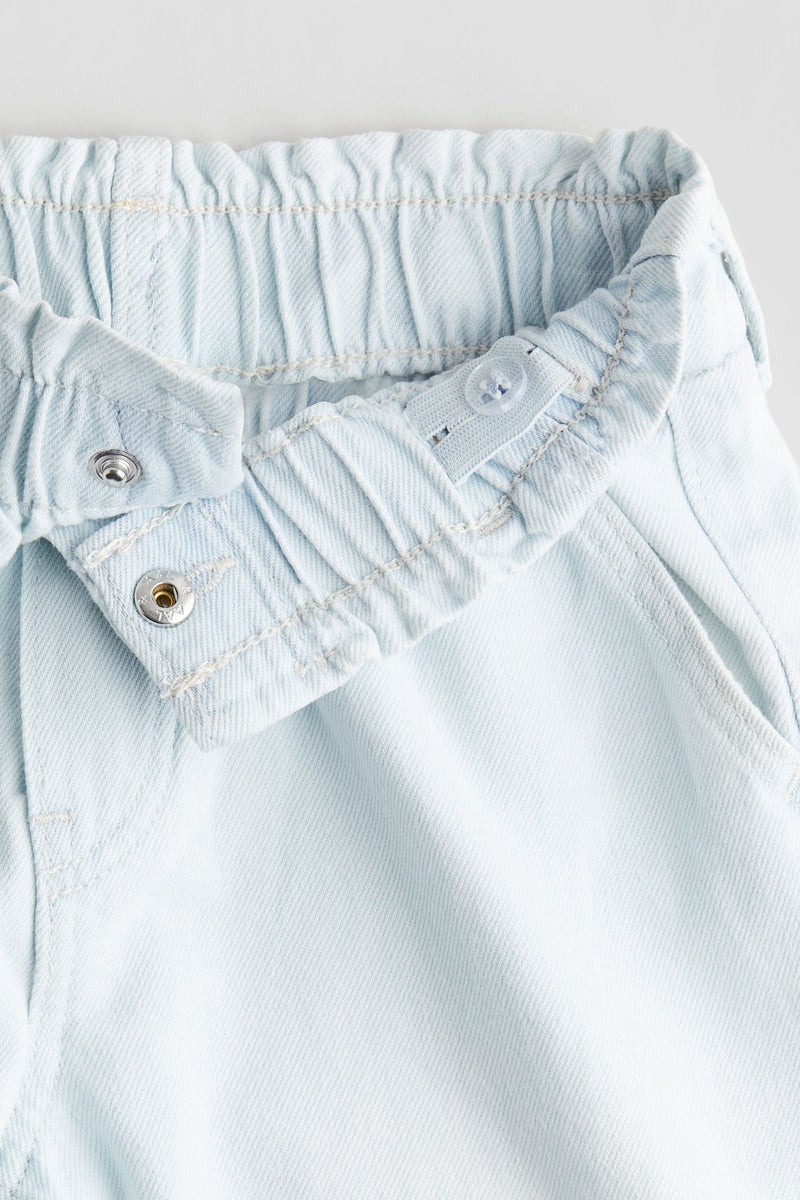 H&M Wide Leg Paper Bag Jeans - Image 3
