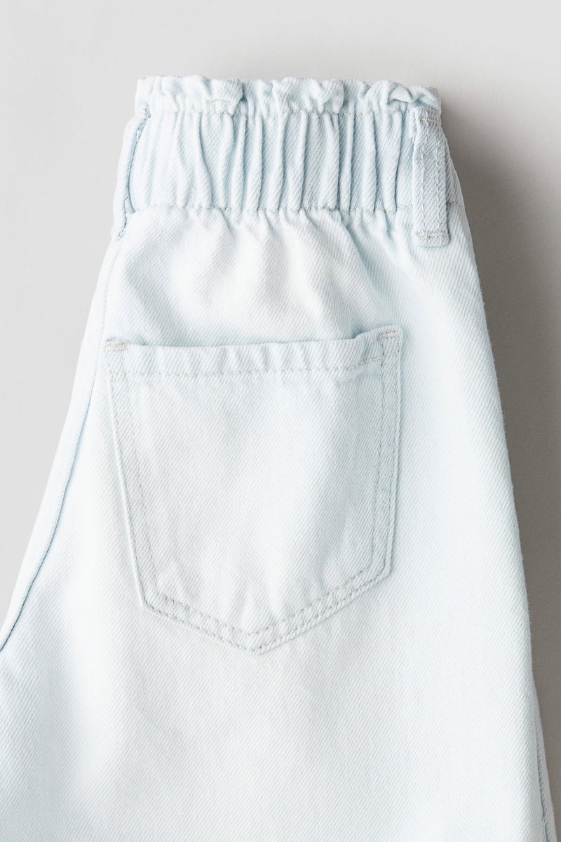 H&M Wide Leg Paper Bag Jeans - Image 2