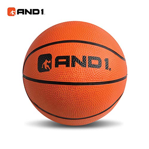 And1 حلقة كرة السلة الصغيرة فوق الباب من AND1 - 18"x12" سهلة التركيب محمولة مع إطار فولاذي، تشمل كرة سلة صغيرة 5"، مجموعة ألعاب داخلية للأطفال والبالغين - رمادي - Image 5