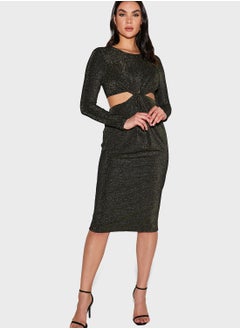 Chi-Chi London Cut Out Bodycon Dress  - Image 1