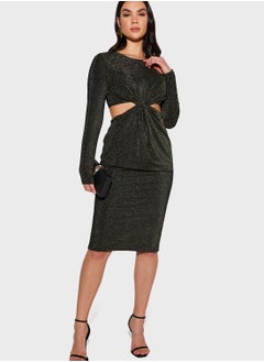Chi-Chi London Cut Out Bodycon Dress  - Image 4