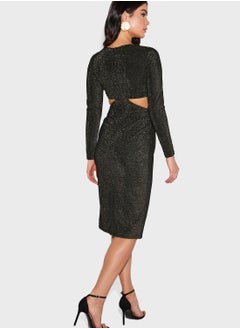 Chi-Chi London Cut Out Bodycon Dress  - Image 2
