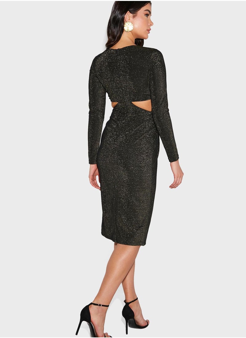 Chi-Chi London - Cut Out Bodycon Dress - Image 1