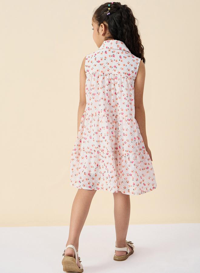 ستايلو بج فستان قميص بطبعة ديتسي من ستايلو باج بأزرار - Image 4