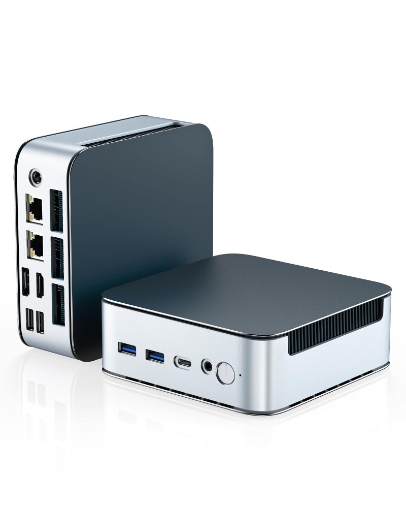 Getorli Mini PC, AMD Ryzen 5300U (Up to 3.8GHz | Beats 3500U/N150), 16GB DDR4 & 512GB SSD, Dual 2.5G LAN, WiFi 6, Triple Display Support, Mini Desktop Computer for Home Office/Light Gaming/Business - Image 1