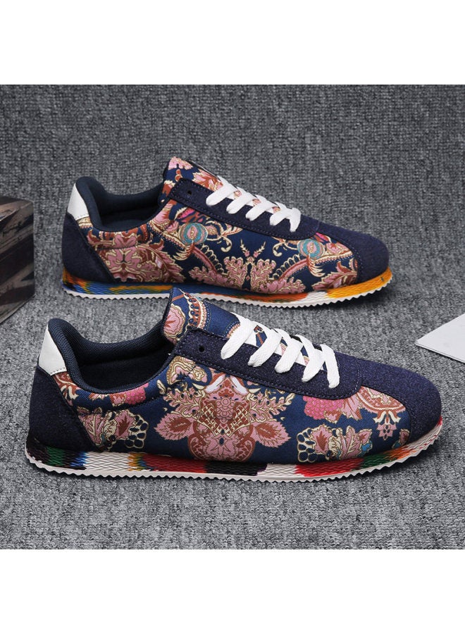 Summer Chinese-style Canvas Shoes For Men, Spirited Social Youth Sneakers, Sports Casual Gump-style Shoes, Trendy Versatile Influencer Shoes