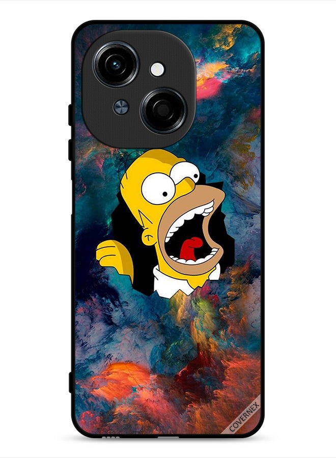 Covernex Tecno Spark Go 1S 4G Protective Case Cover Simpson - Image 1