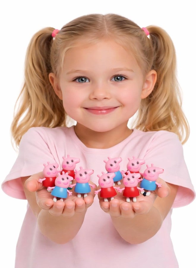 Radiance Pepa Pig Character Erasers for Kids | Cute Cartoon Pencil Erasers for School & Art Use | Soft Rubber, Non-Toxic | Kids Stationery & Return Gifts | Pack of 12 - Image 2