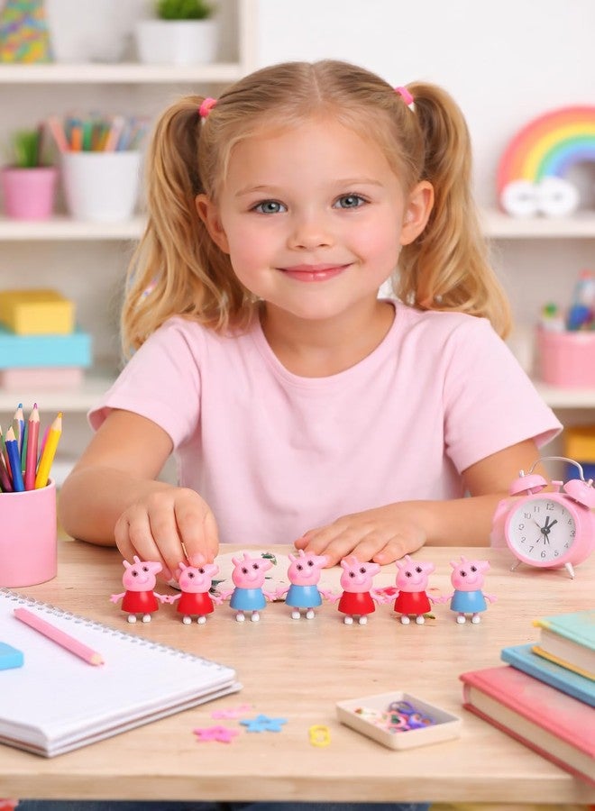 Radiance Pepa Pig Character Erasers for Kids | Cute Cartoon Pencil Erasers for School & Art Use | Soft Rubber, Non-Toxic | Kids Stationery & Return Gifts | Pack of 12 - Image 3