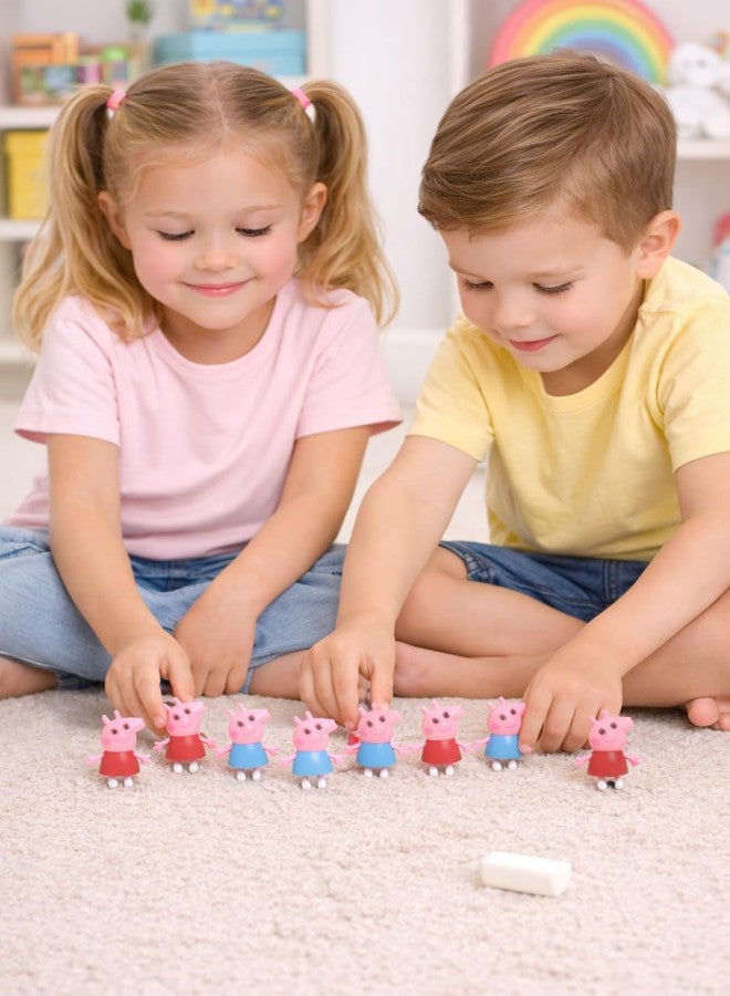 Radiance Pepa Pig Character Erasers for Kids | Cute Cartoon Pencil Erasers for School & Art Use | Soft Rubber, Non-Toxic | Kids Stationery & Return Gifts | Pack of 12 - Image 4