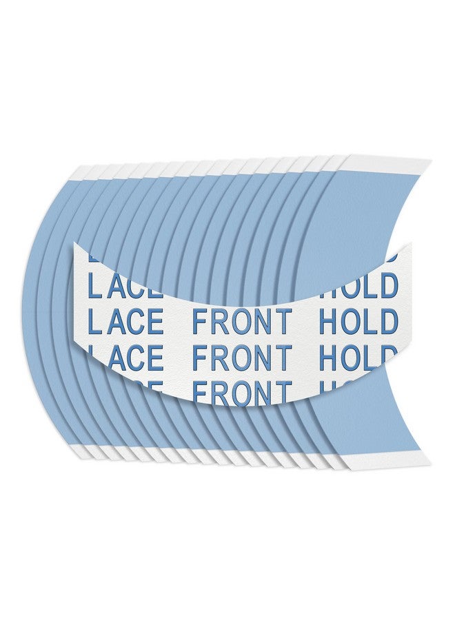 Sunshine Tape Premium Blue Liner Lace Front Hold Wig Tape | 108 Pieces | Double Sided Hair Strips For Toupee | Strong Waterproof Hold | Made In Usa (108, Cc Curve) - Image 1