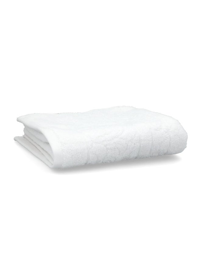 Cannon Highly Absorbent Premium Quality Jacquard Hand Towel White 50 x 100 cm - Image 1