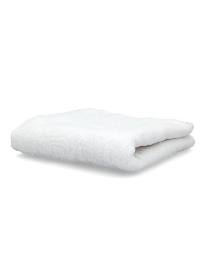 Cannon Highly Absorbent Premium Quality Jacquard Hand Towel White 50 x 100 cm - Image 2