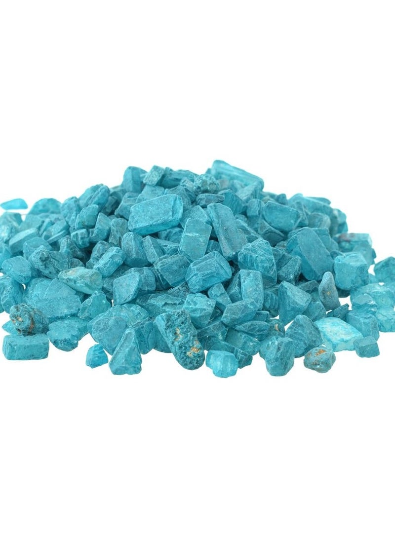 نباتات البستنة الصغيرة المحفوظة بوعاء للنباتات ، ديكور المنزل DIY ، حصى الحوض ، حشوات المزهرية ، حديقة الجنيات ، أحجار المناظر الطبيعية الخارجية 1 عبوة (700 جم) الديكور الخارجي - الفيروز - Image 1