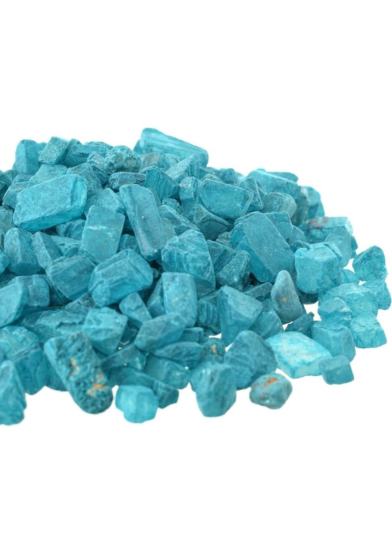 نباتات البستنة الصغيرة المحفوظة بوعاء للنباتات ، ديكور المنزل DIY ، حصى الحوض ، حشوات المزهرية ، حديقة الجنيات ، أحجار المناظر الطبيعية الخارجية 1 عبوة (700 جم) الديكور الخارجي - الفيروز - Image 2