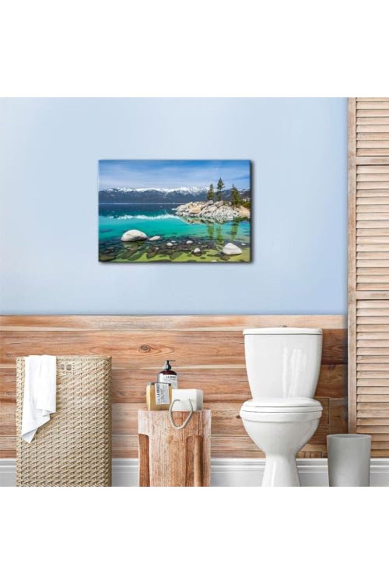 YOOOAHU Lake Tahoe Nature Canvas Wall Art - Image 5