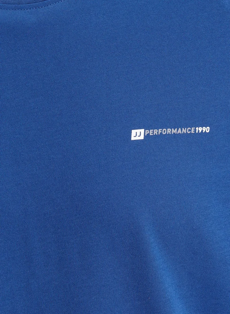 JACK & JONES Logo Cuff Crew Neck T-Shirt