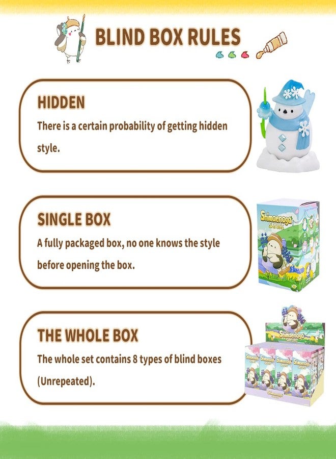 BEEMAI Shimaenaga Sayuri Series 1PC Random Design Cute Figures Collectible Toys Birthday Gifts - Image 3