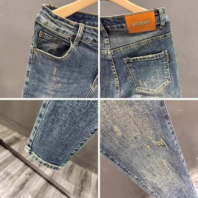 Unisex Casual Daily Denim Jeans - Image 5