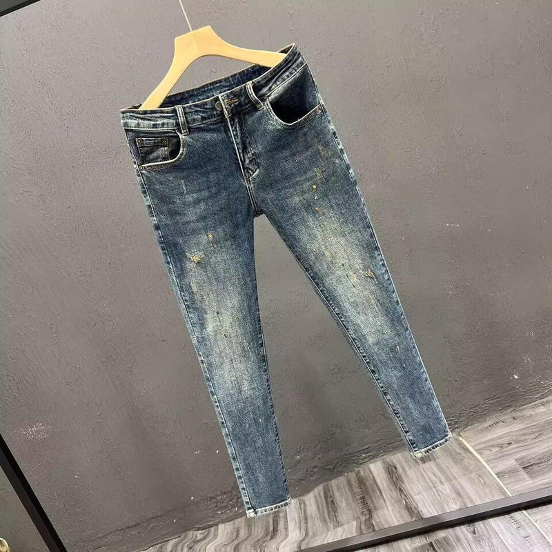 Unisex Casual Daily Denim Jeans - Image 4