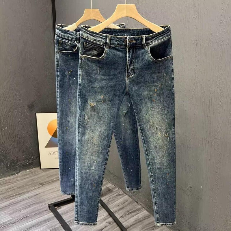 Unisex Casual Daily Denim Jeans - Image 2