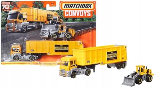 Matchbox Convoys Ford Cargo MBX Dump Trailer Quarry King - Image 1