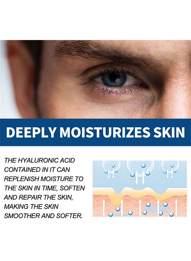 East Moon Men's Agerevive Collagen Cream, Fade Fine Lines, Tighten Skin, Age Rewind Wrinkles Smoothing Gel, Day & Night Skin Care Moisturizing and Tightening Lotion 30g - Image 4