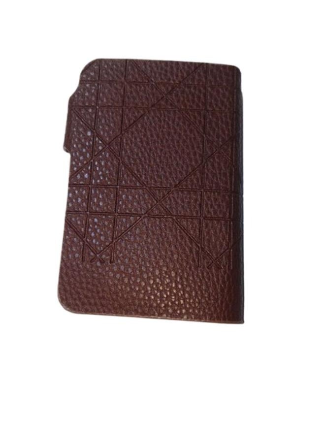 Generic - Leather Wallet with Zipper for Small Card Holder with 11 Cards Capacity - Image 1