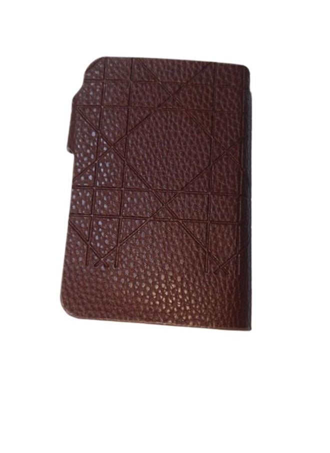 Generic - Leather Wallet with Zipper for Small Card Holder with 11 Cards Capacity - Image 1