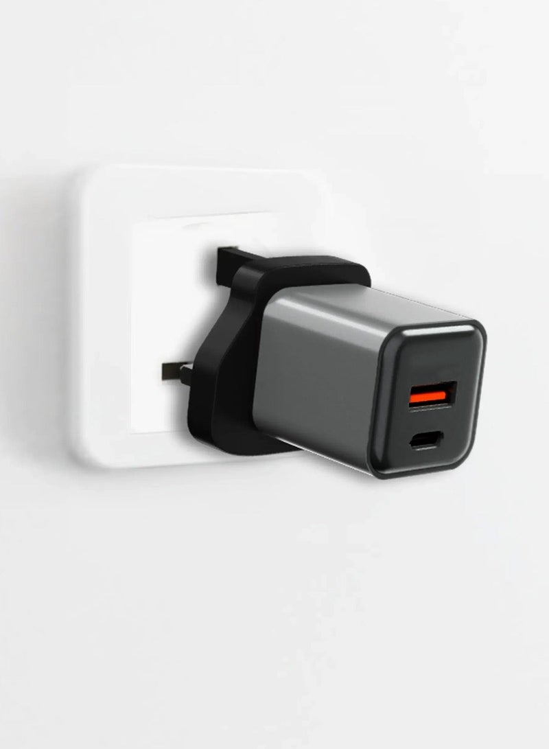 تيكو شاحن تيكو TK-886 بقوة 45 واط فائق السرعة USB + محول حائط سريع Type C إلى Type C - أسود - Image 2