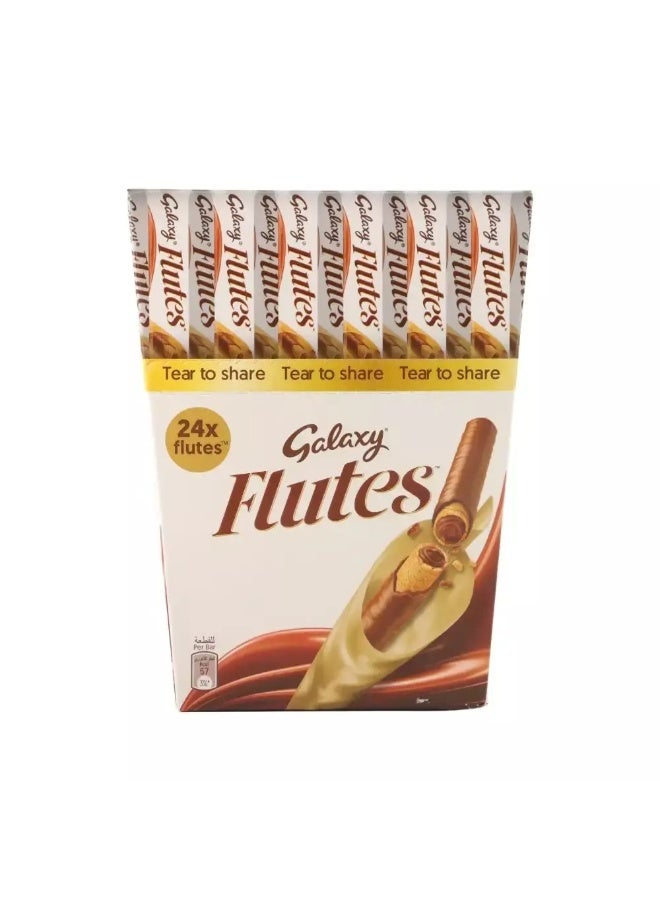 Galaxy Flutes Crispy Chocolate Twin Fingers- 24X11.25 gms - Image 1