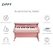 ZIPPY Kids Piano Keyboard 25 Keys Digital Piano for Kids Mini Music Educational Instrument Toy Wood Toy for Toddlers Girls Boys Pink - Image 4