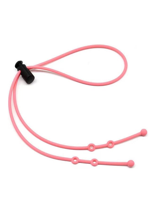 NIBEMINENT 5-Piece Face Mask Holder Lanyard Set Pink - Image 1