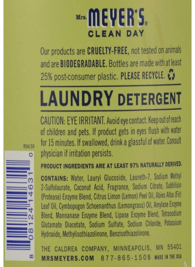 Mrs. Meyer's Clean Day Laundry Detergent Bottle, Lemon Verbena, 64 Fl oz (Pack of 1) - Image 3