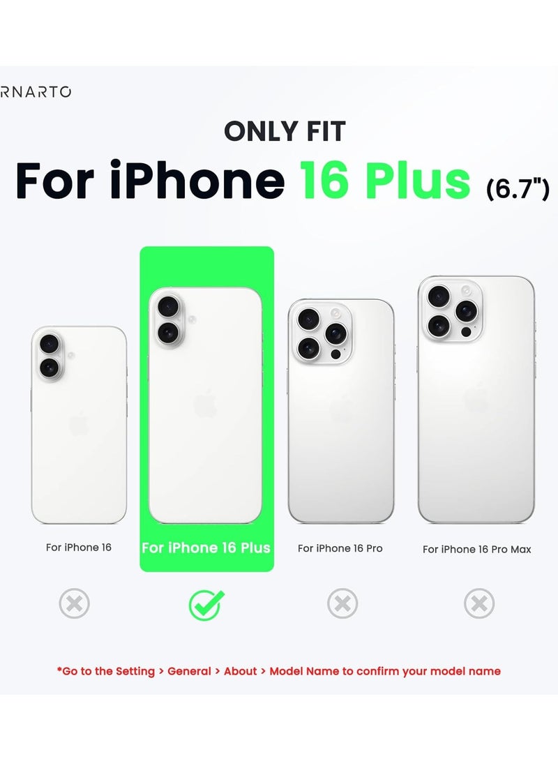 دليفس  جراب سيليكون للايفون - ملمس ناعم حريري مع حماية من السقوط من الدرجة العسكرية - بطانة مضادة للخدش من المايكروفايبر - جراب حماية رفيع مضاد للصدمات ايفون 16 بلس ، أسود - Image 5