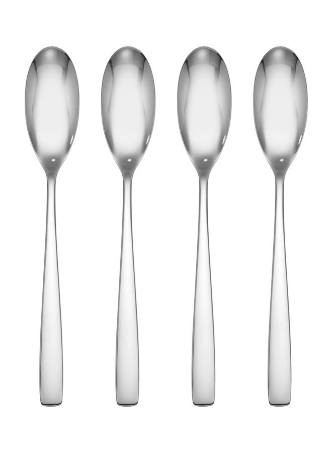 Hampton Forge Silverware Set, Austin Dinner Spoons, Set Of 4, Service For 4, 18/0 Stainless Steel, Dishwasher Safe, Flatware Utensils, Cutlery Sets, Spoons Silverware, Home & Kitchen (Silver, 4 Piece)