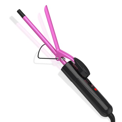 DAN Technology Small Ceramic Curling Wand with Adjustable Temperature for Tight Curls on Short & Long Hair (3/8 Inch, 10MM) - Image 1