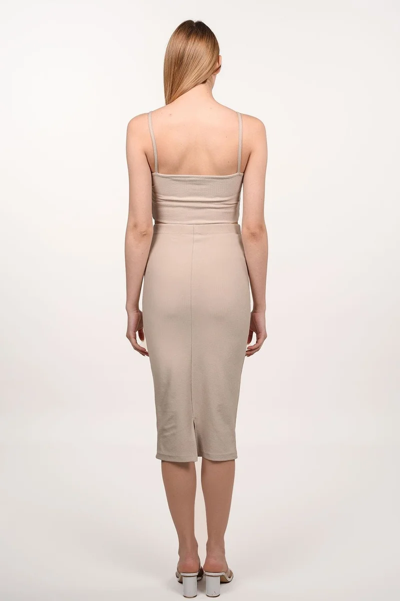 Alexander Gardi Corduroy Pencil Skirt (B21-40800)