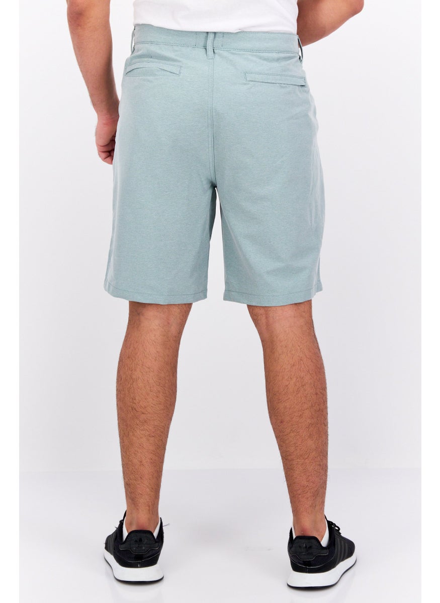 Men Heather Stretchable Chino Shorts, Green Heather - pzsku/Z7AB9BA87A556DD02B58BZ/45/_/1737642984/a2297275-cbeb-49f1-bce2-f7763a8a4e63