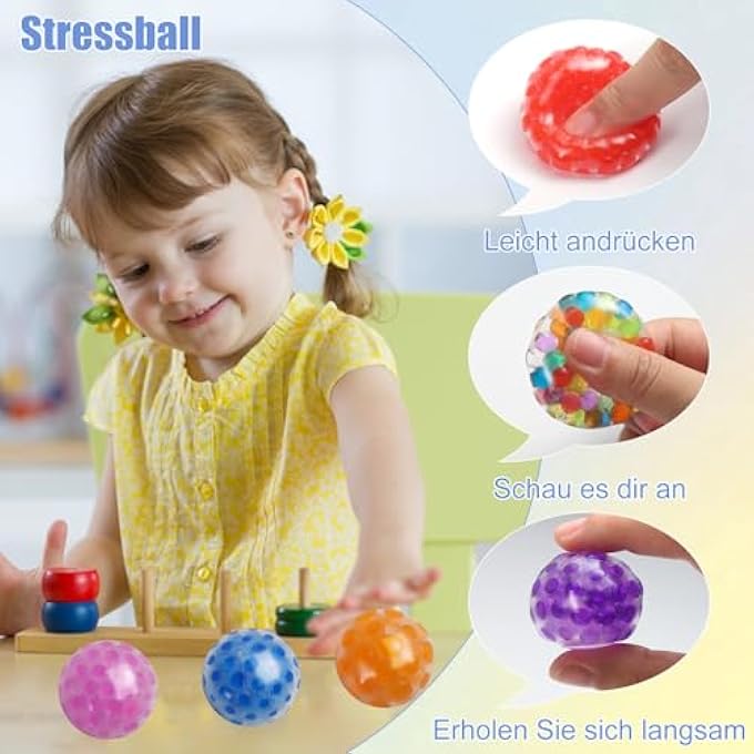 Vabrloy Pack of 18 Mini Stress Balls - Image 4
