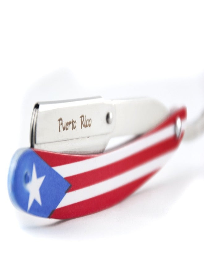 MD Puerto Rico Flag Swing Lock Razor - Image 2