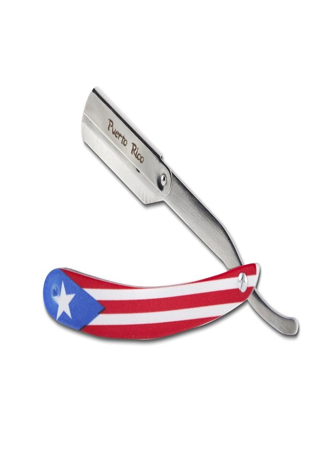 MD Puerto Rico Flag Swing Lock Razor - Image 1