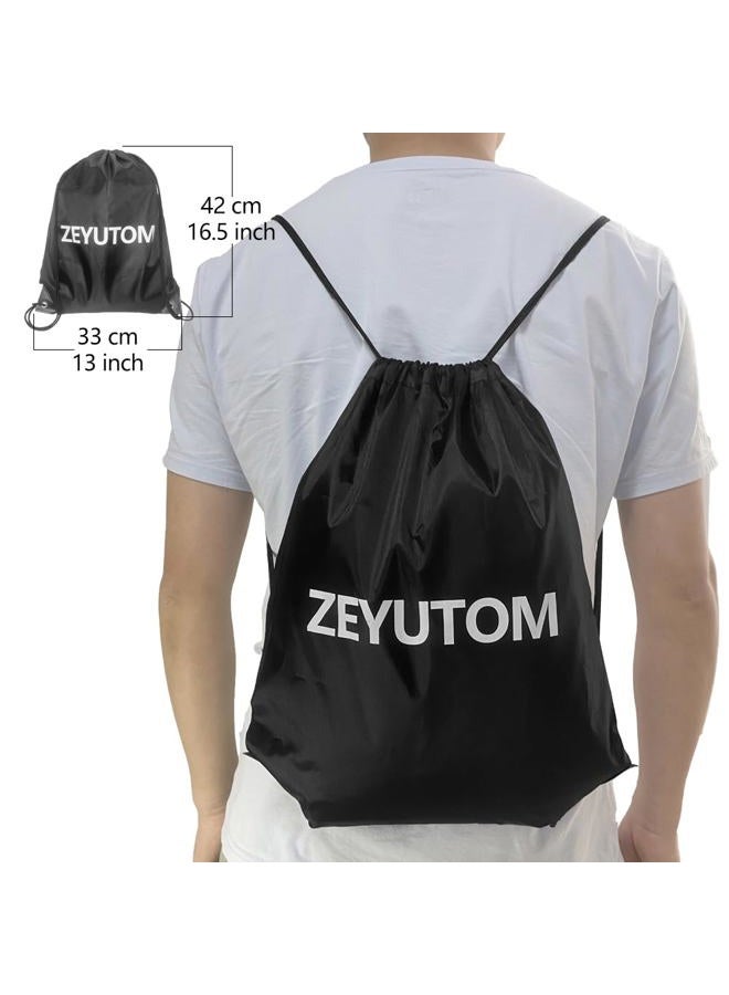 ZEYUTOM 40-in-1 Action Camera Kit for Gopro Hero 12 11 10 9 for Go Pro Hero12 Hero11 Hero10 Hero9 with Shoulder Storage Bag, Motorcycle Chest Strap Helmet Chin Strap Mount for GoPro, Clip Mount for Smartphone - Image 3