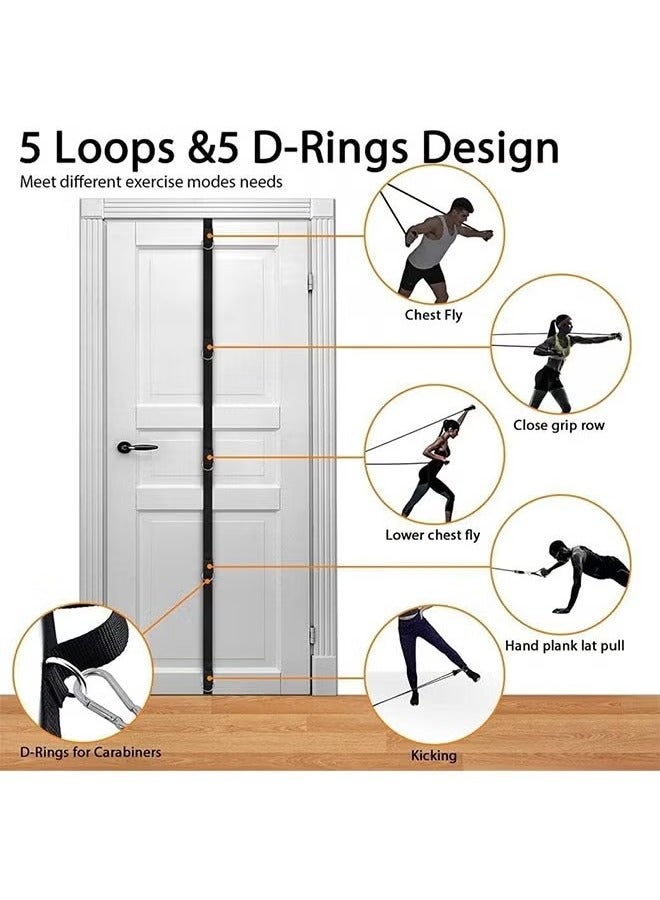 Bukela Upgraded Door Anchor Strap for Resistance Bands Workout Resistance Band Door Anchor Portable Easy Assemble Secure Multi Point Anchor Gym for Home Fitness(Bands Not Included) - Image 4