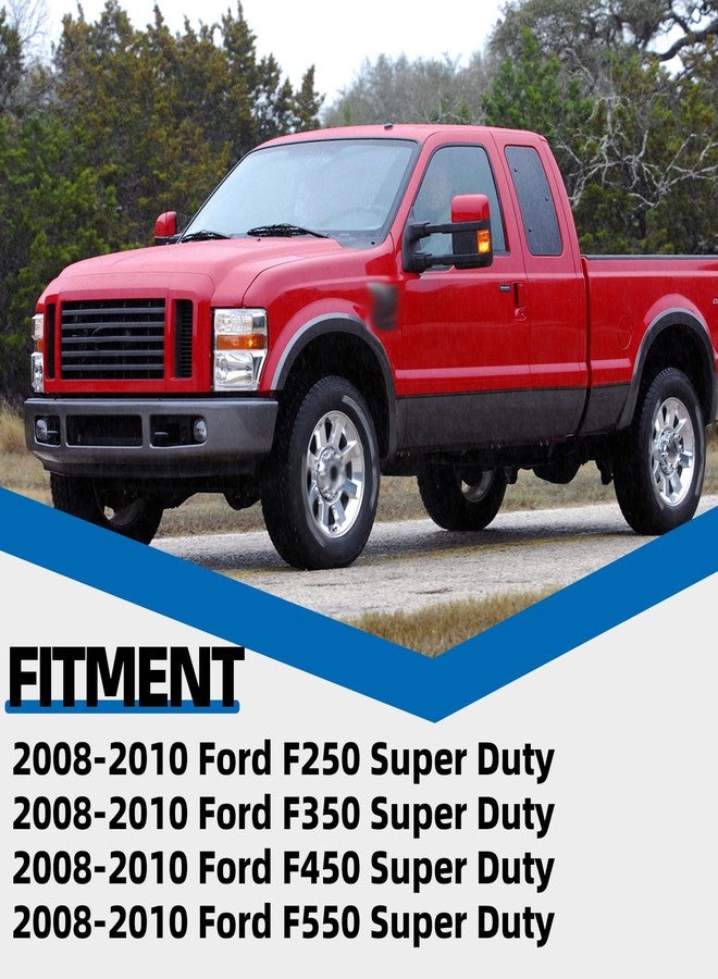 MITZONE Windshield Washer Nozzle Kit - Compatible with 2008-2010 Ford F250, F350, F450, F550 Super Duty - Replace 7C3Z-17603-A - Image 2